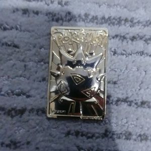 Gold plated pokemon card (togepi) 1999